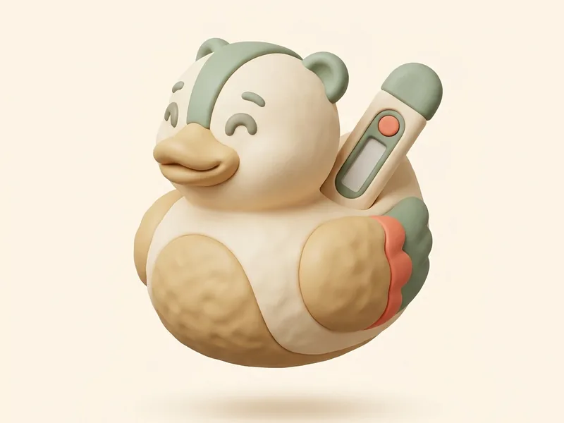 Bath Thermometer — A floating toy that reads the temperature