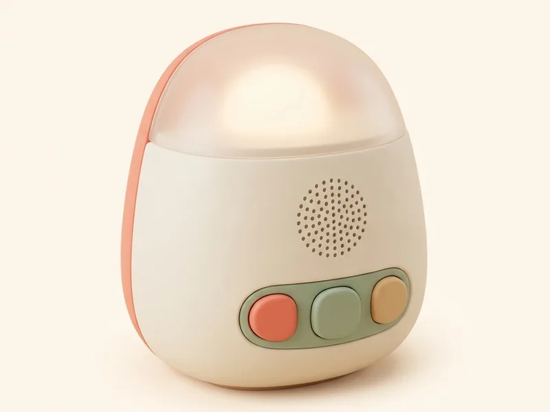 White Noise Machine — Continuous white noise, ideally with a night light