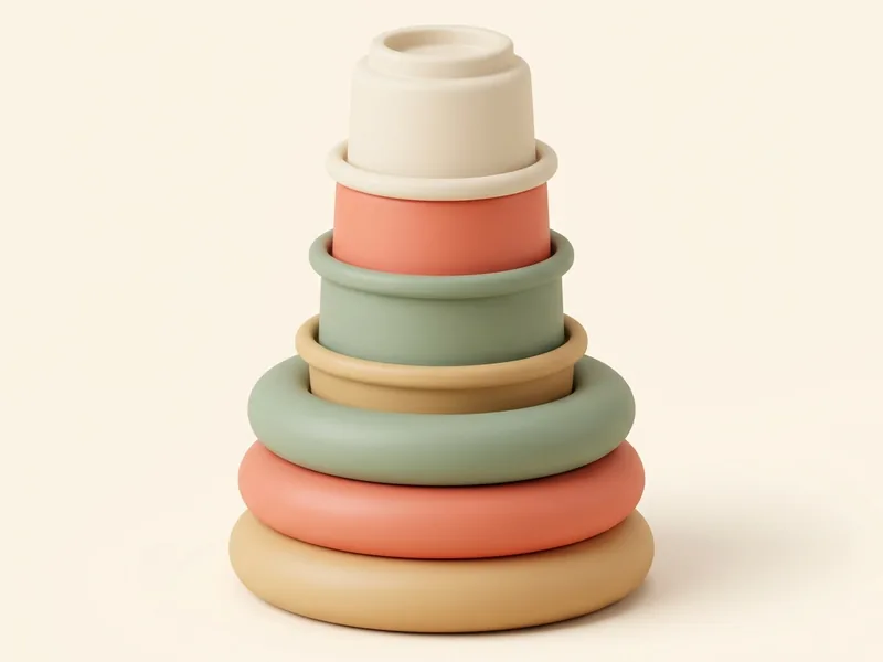 Stacking Cups & Rings — The cheapest toy that lasts the longest